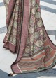 Multi Colour Print Silk Classic Saree